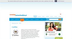Desktop Screenshot of cadillac.katalog-samochodow.pl