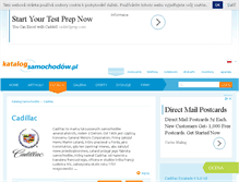Tablet Screenshot of cadillac.katalog-samochodow.pl