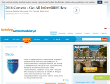 Tablet Screenshot of dacia.katalog-samochodow.pl