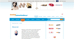Desktop Screenshot of maserati.katalog-samochodow.pl