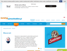Tablet Screenshot of maserati.katalog-samochodow.pl