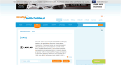 Desktop Screenshot of lexus.katalog-samochodow.pl