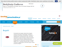 Tablet Screenshot of bugatti.katalog-samochodow.pl