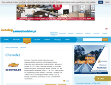 Tablet Screenshot of chevrolet.katalog-samochodow.pl