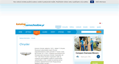 Desktop Screenshot of chrysler.katalog-samochodow.pl