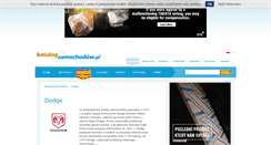 Desktop Screenshot of dodge.katalog-samochodow.pl