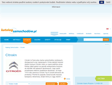 Tablet Screenshot of citroen.katalog-samochodow.pl